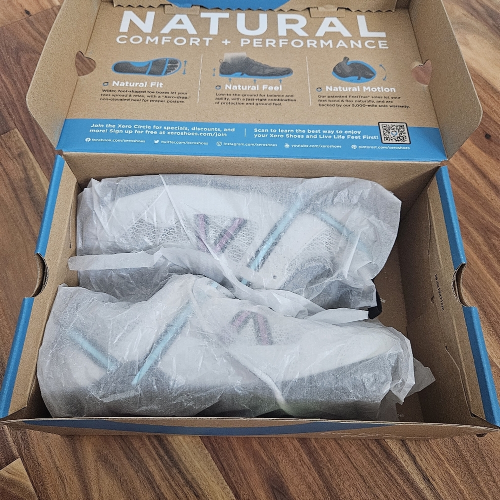 Xero Prio shoes, Lunar, size 6.5 Womens